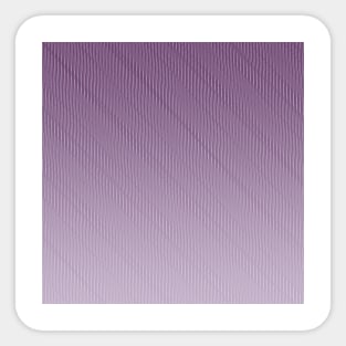 Pastel Purple Gradient Stripes Sticker